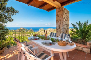 Costa Paradiso villa con piscina indipendente e vista mare per 6 persone